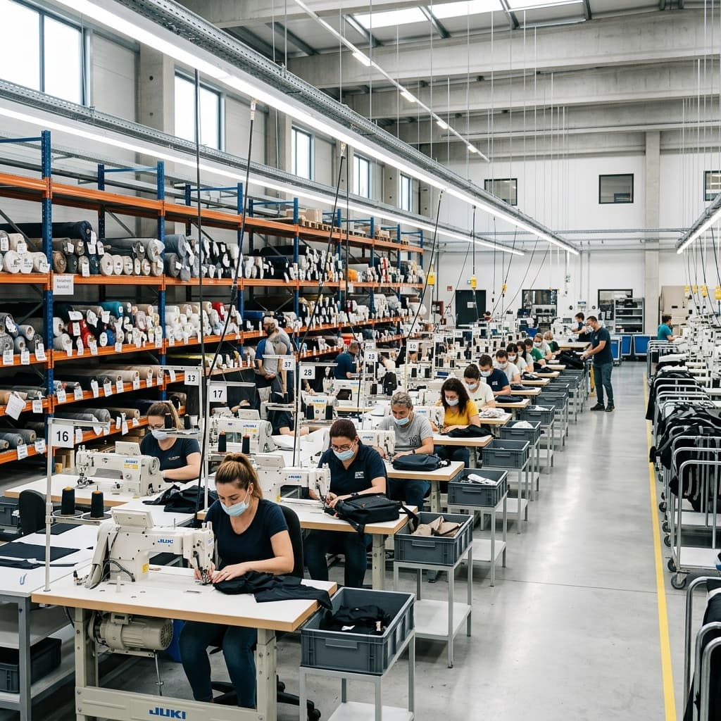 Suasana Pabrik Garment
